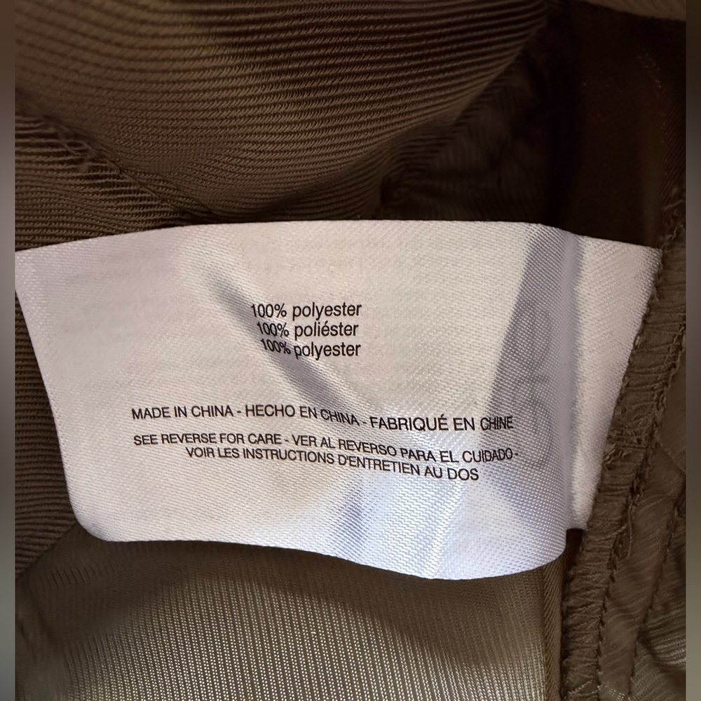 NWOT SAM EDELMAN Laila Pleated Tapered Cargo Pants in Kalamata Size 6 - Picture 15 of 15